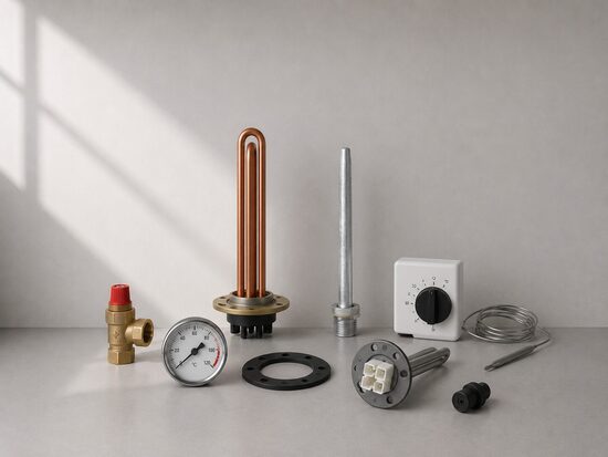 SPARE PARTS for water heaters / boilers